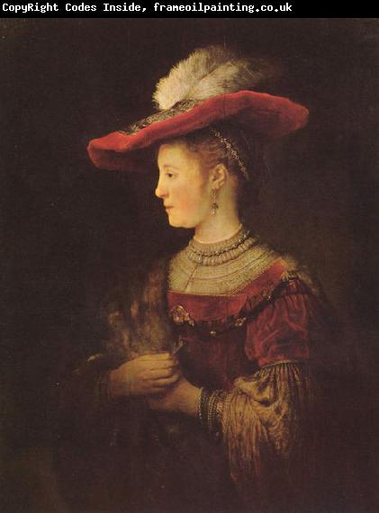 REMBRANDT Harmenszoon van Rijn Portrait of Saskia van Uylenburch